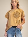 Lace Cap Sleeve Top By: Easel (2-Colors)