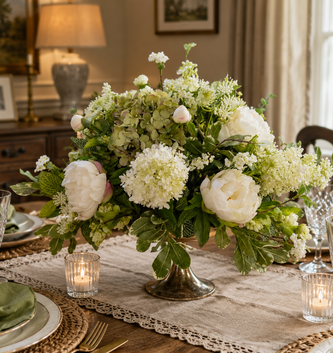Custom English Garden Centerpiece