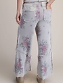 Easel Floral Print Waffle Weave Pant by: Easel