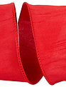 2.5" x 10 Yards Liberty Red Dupioni Wired Ribbon