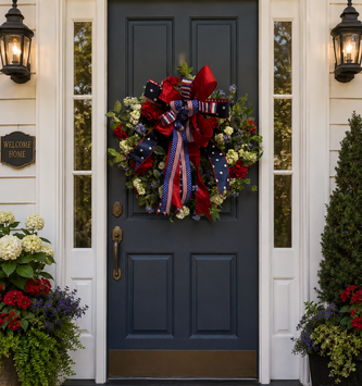 Custom Americana Wreath
