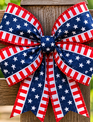 2.5" x 10 Yds American Patriotic Stars Ribbon