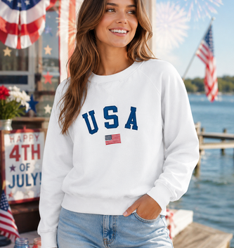Simply Southern Summer Crew USA Sweatshirt By: Simply Southern
