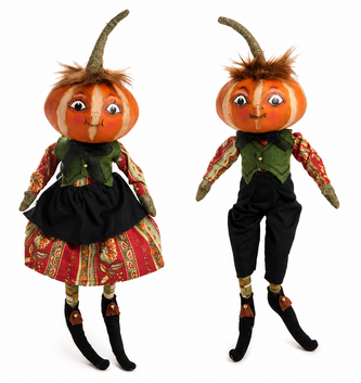 Kermit & Kimberly Pumpkin Head Kids
