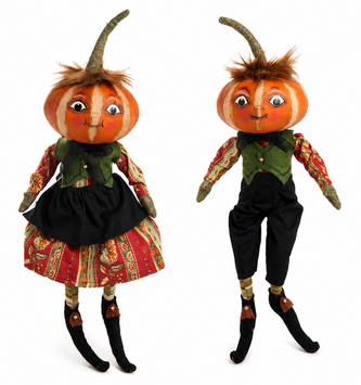 Kermit & Kimberly Pumpkin Head Kids