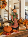 Opelia Pumpkin Witch on Stand