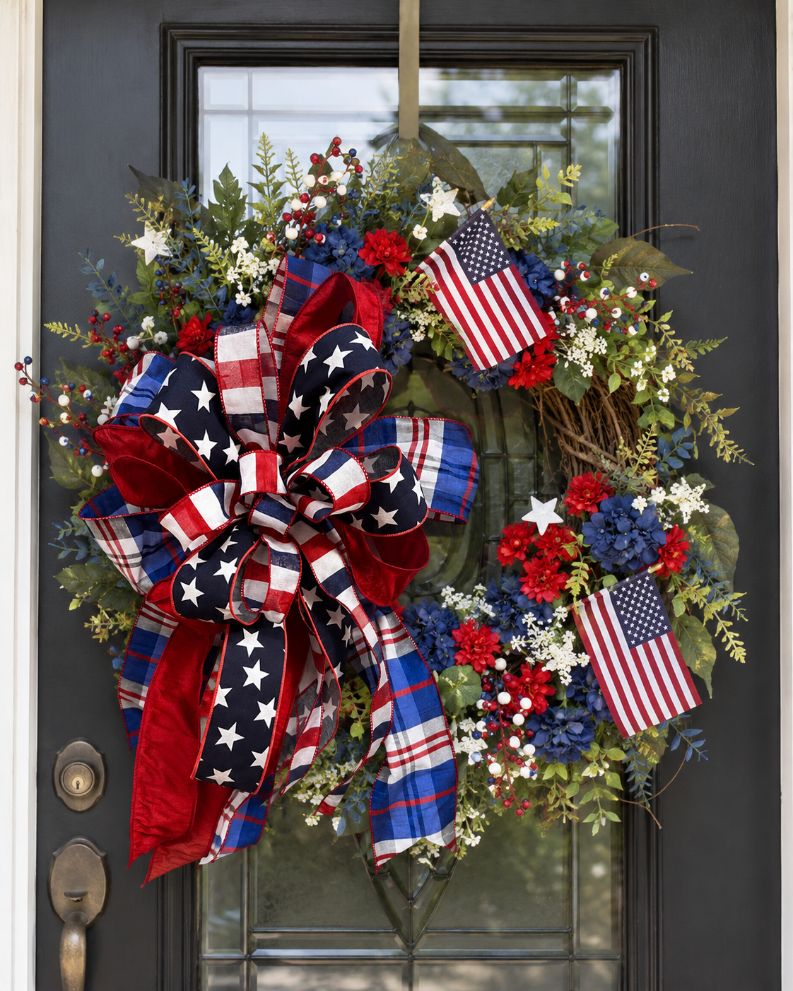 Custom Happy Birthday America Bow