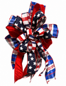 Custom Happy Birthday America Bow