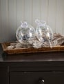 Etched Glass Iridescent Ornament (2-Styles)