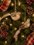 Glass Feathered Quail Ornament (2-Styles)