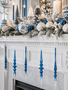 Ombre Blue Glass Finial Ornament (2-Styles)