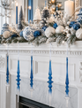 Ombre Blue Glass Finial Ornament (2-Styles)