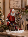 Tabletop Santa with Reindeer
