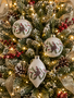 Glass Snowy Pine & Beaded Berry Ornament (3-Styles)