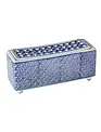 Garden Row Arranger Vase Blue