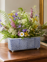 Garden Row Arranger Vase Blue