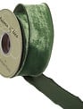 2.5" x 10 Yards Majestic Green Velvet Ribbon