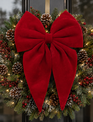 XL Red Velvet Bow