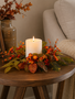 12" Mixed Berry Candle Ring