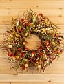 20" Cape Gooseberry Twig Wreath