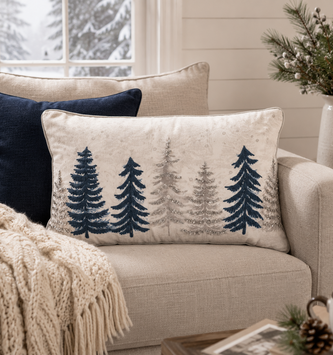 Forest of Trees Rectangular Pillow
