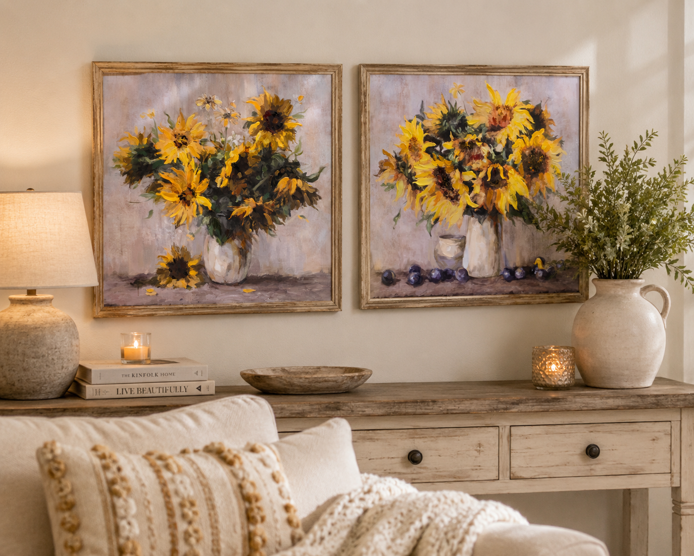 Bouquet of Sunflowers Canvas Print