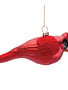 Glass Red Cardinal Ornament