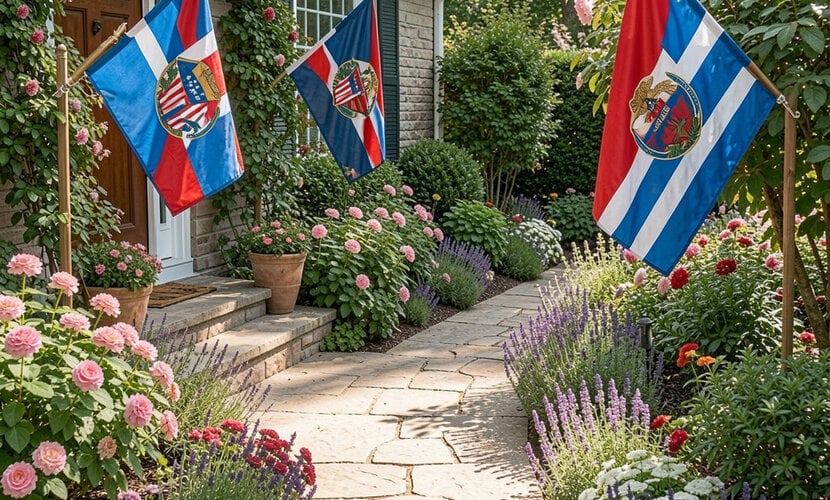 How to Display Outdoor Garden Flags: Poles, Placement & Styling Tips