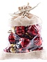 Bag of 12 Mini Red Glass Ornaments