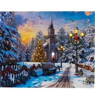 LED Church in the Valley Canvas