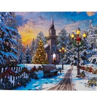 LED Church in the Valley Canvas