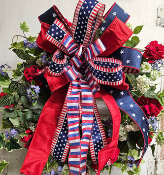 Custom Americana Wreath