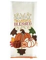 Grateful Thankful Blessed Fall Towel