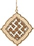 Ivory Wood Weave Earrings