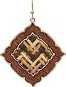 Walnut Wooden Weave Earrings