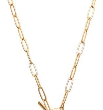 Crystal Orb Toggle Necklace & Earring Set