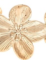 Gold Hibiscus Flower Cuff