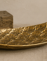 Golden Hammered Metal Tray