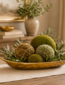 Golden Hammered Metal Tray