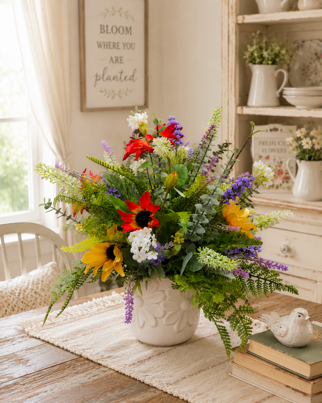 Custom Wildflower & Eucalyptus Arrangement