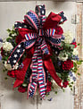 Custom Patriotic American Wreath