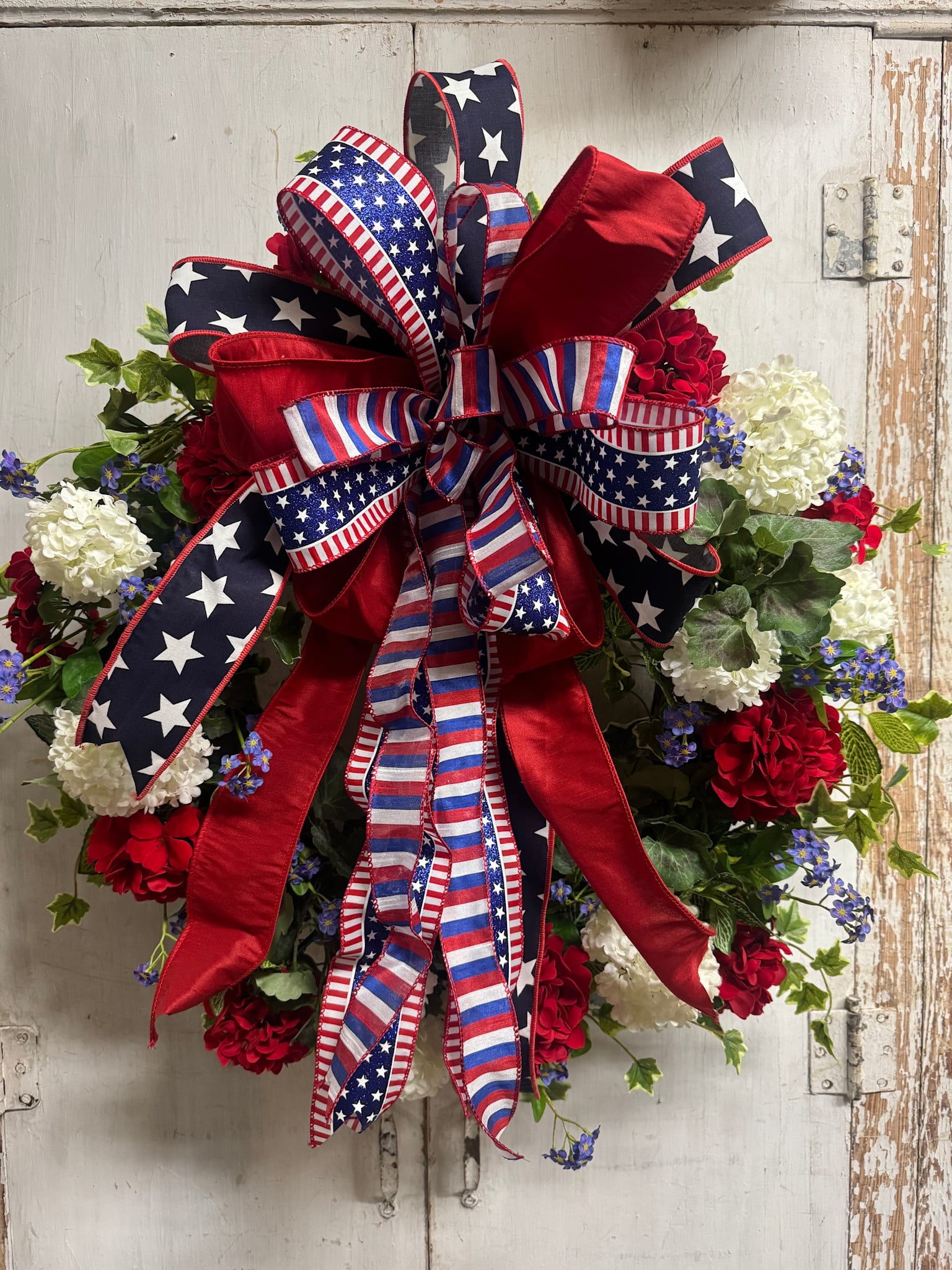 Custom Patriotic American Wreath