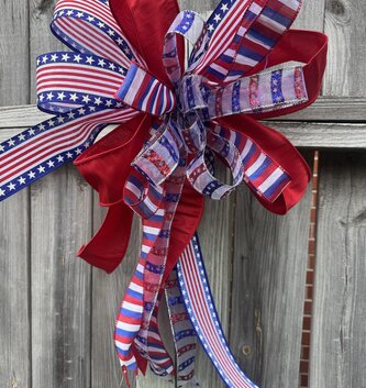 Custom Liberty Sparkle Bow