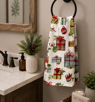 Festive Presents Kitchen Towel