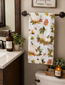 White Pumpkin Harvest Towel