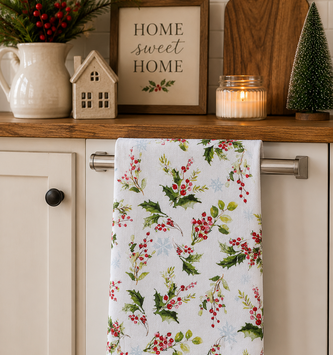 Winterberry Holly Towel