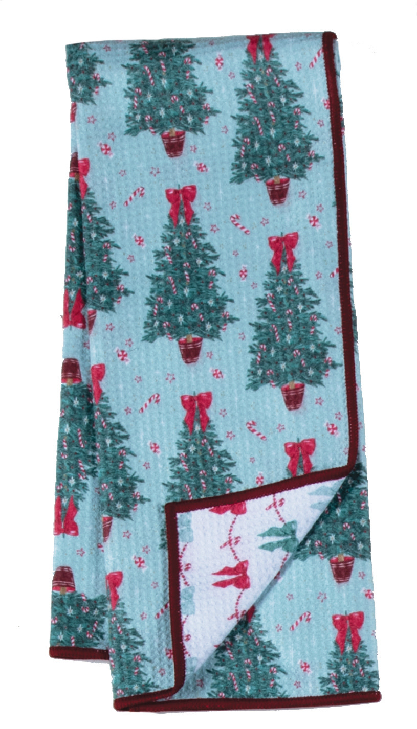 Holiday Two-Sided Quick Dry Kitchen Towel (7-Styles)