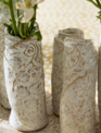 Whitewashed Embossed Multi Vase