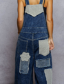 POL Clothing Inc Denim Overall w/ Crocheted Patches By: POL