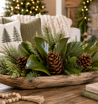 Magnolia Pinecone Pick